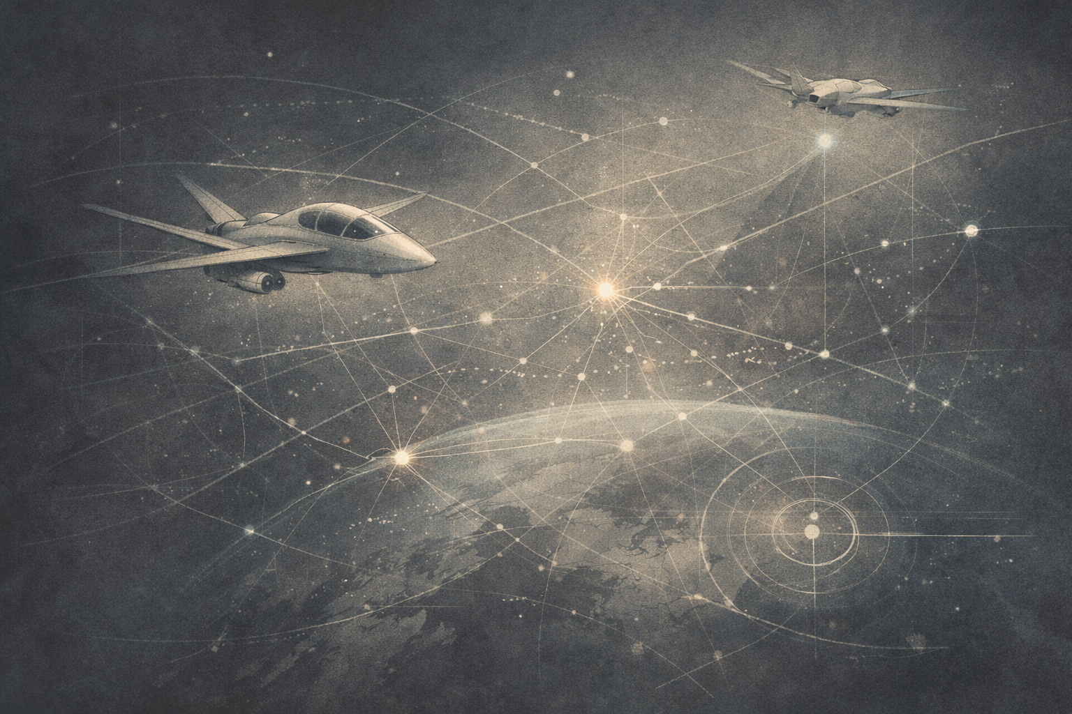 Aerospace autonomy concept artwork