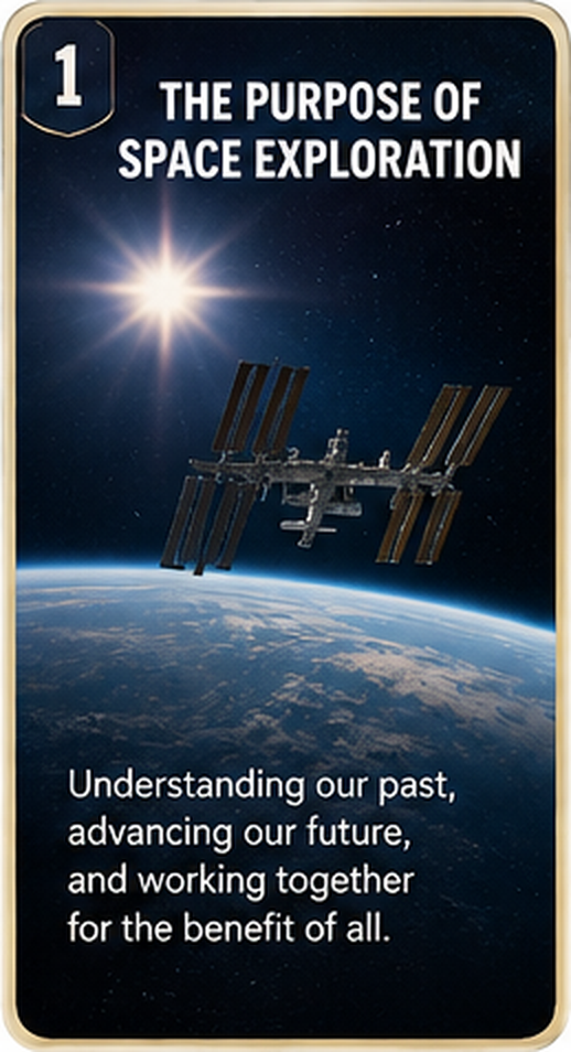 Teaching card 1: The Purpose of Space Exploration