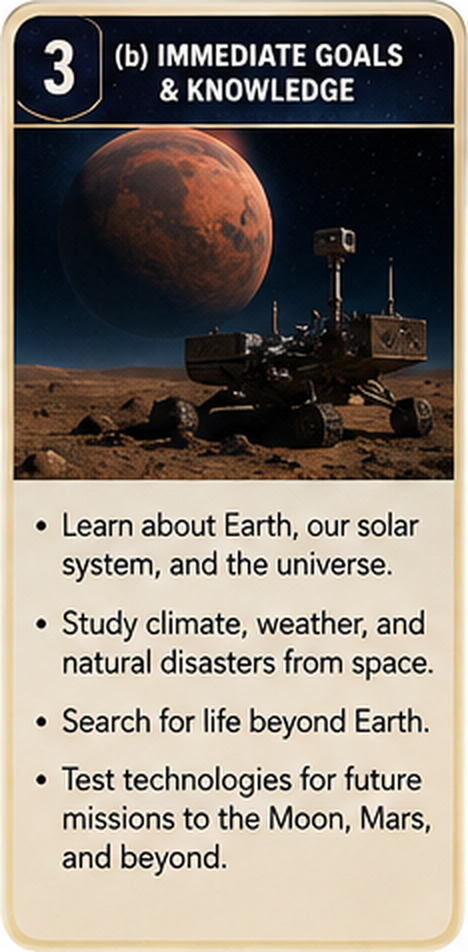 Teaching card 3: Immediate Goals & Knowledge