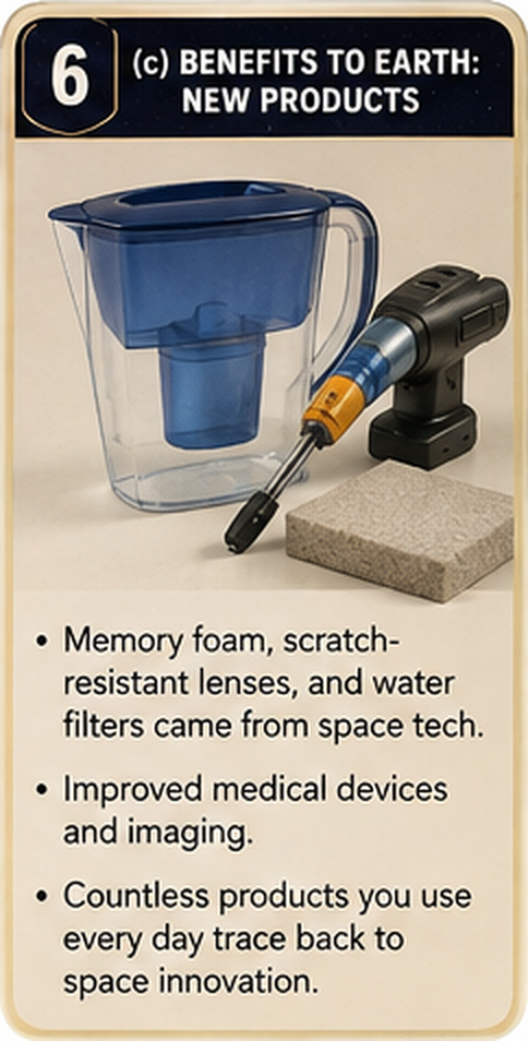 Teaching card 6: Benefits to Earth: New Products