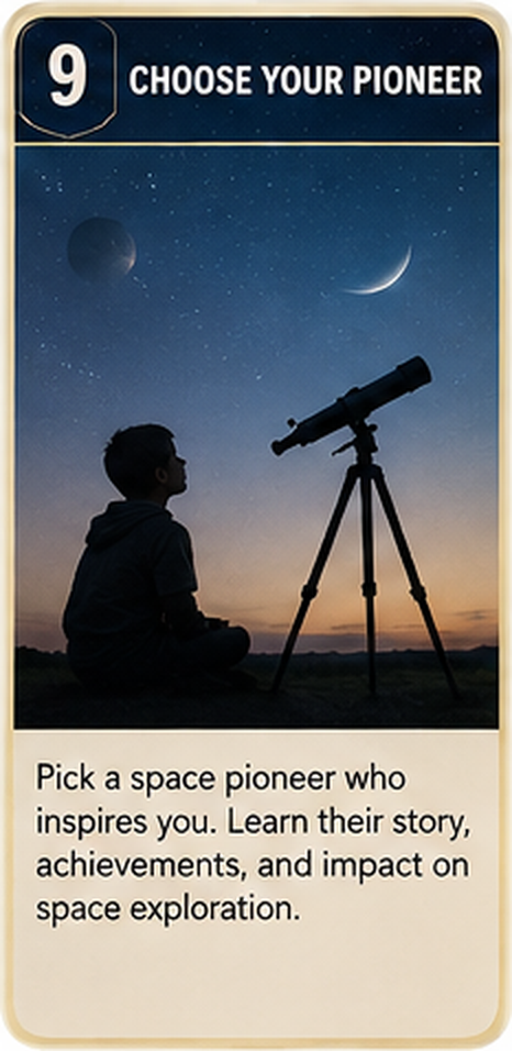Teaching card 9: Choose Your Pioneer