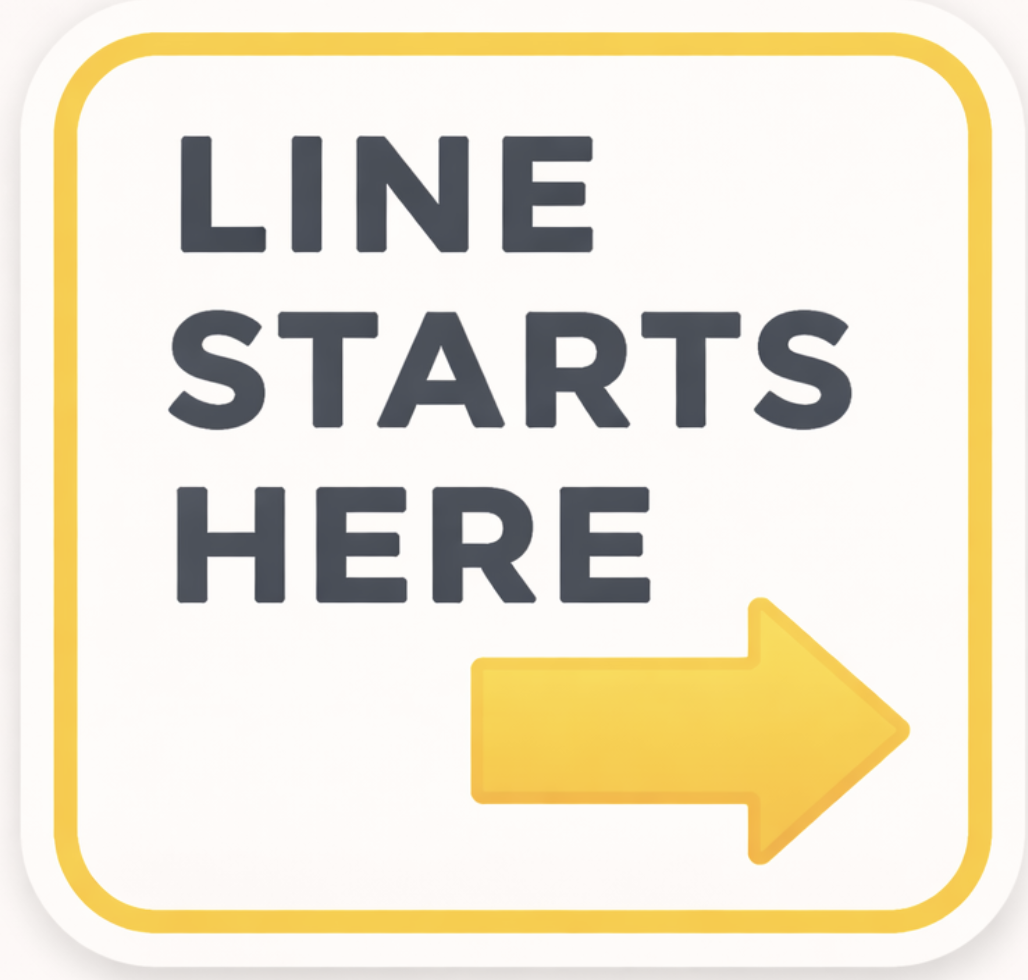 Line Starts Here app icon